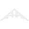 Ekena Millwork Pitch Vienna Architectural Grade PVC Gable Pediment, 60"W x 25"H x 1"P (10/12) GPP060X025X100VIE - alternate 4